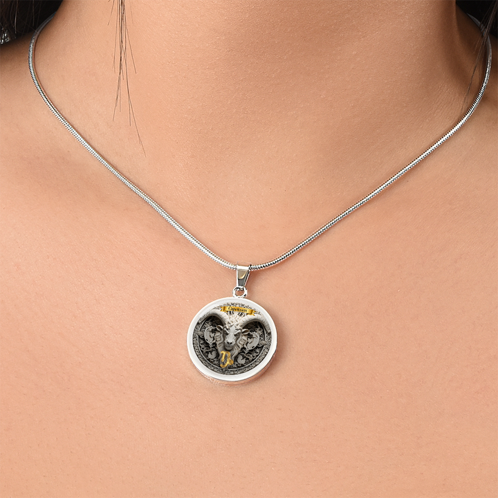 Capricorn Zodiac Sign- Custom Crafted Necklace ShineOn Fulfillment