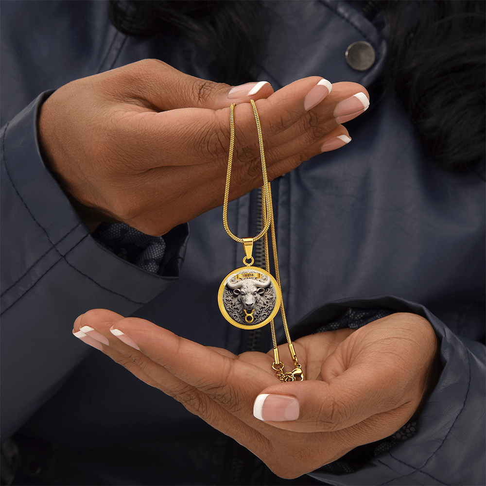 Taurus Zodiac Sign - Custom Crafted Necklace ShineOn Fulfillment