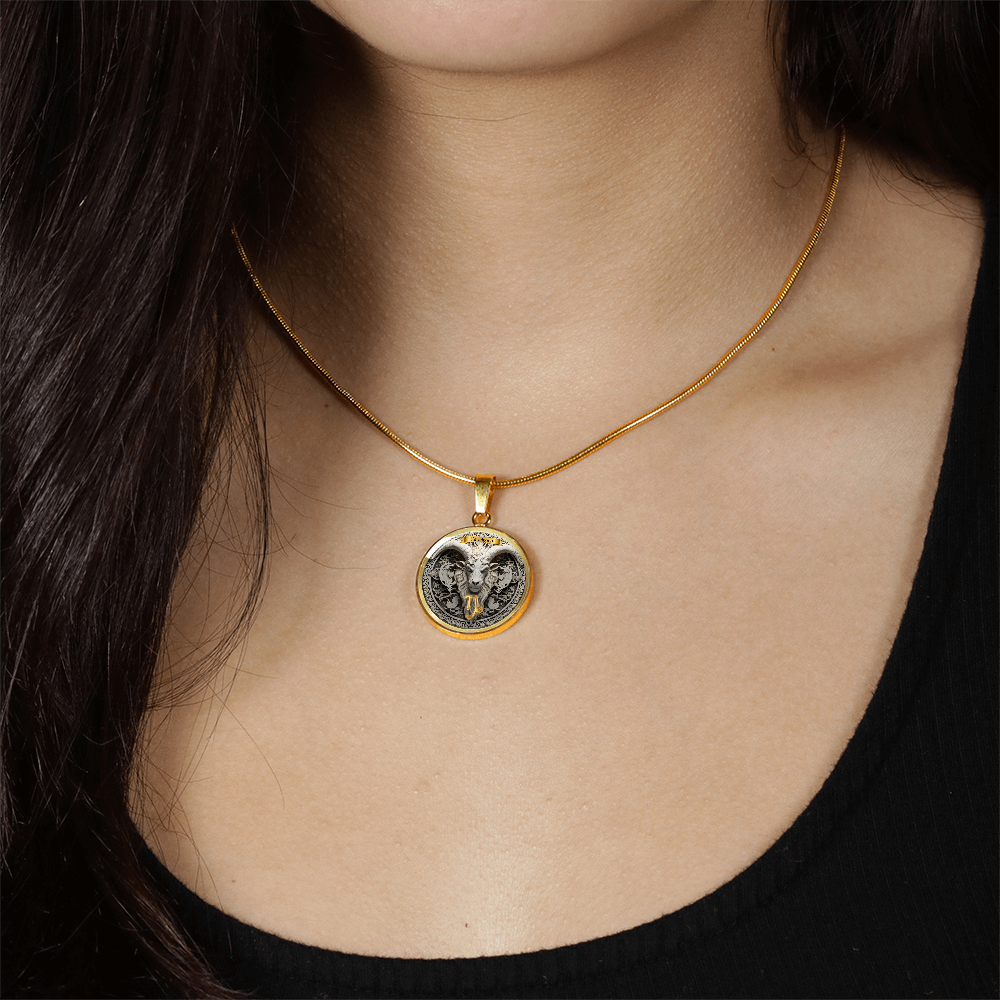 Capricorn Zodiac Sign- Custom Crafted Necklace ShineOn Fulfillment