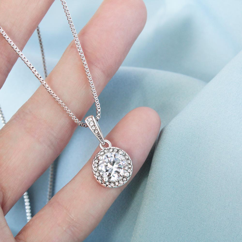 To The Best Sister - Dazzling Diamond Cut Necklace ShineOn Fulfillment