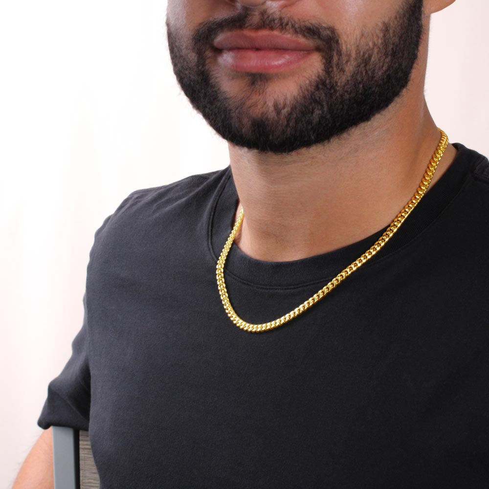 To My Amazing Dad- Cuban Link Chain ShineOn Fulfillment