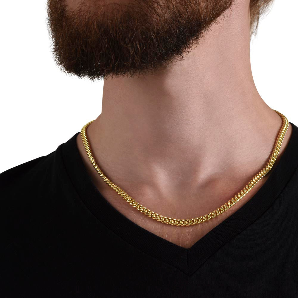 Powerful Spiritual Motivation- Cuban Link Chain ShineOn Fulfillment