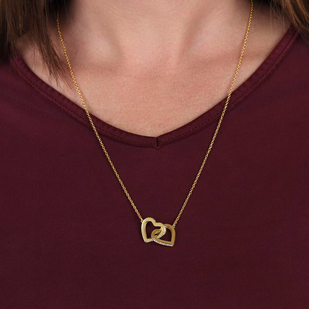 "To Everlasting Love" - Custom Crafted Connected Hearts Necklace ShineOn Fulfillment