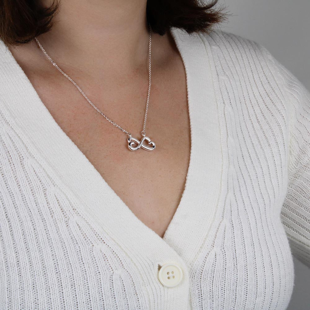 "My Best Friend" - Looped Hearts Necklace ShineOn Fulfillment
