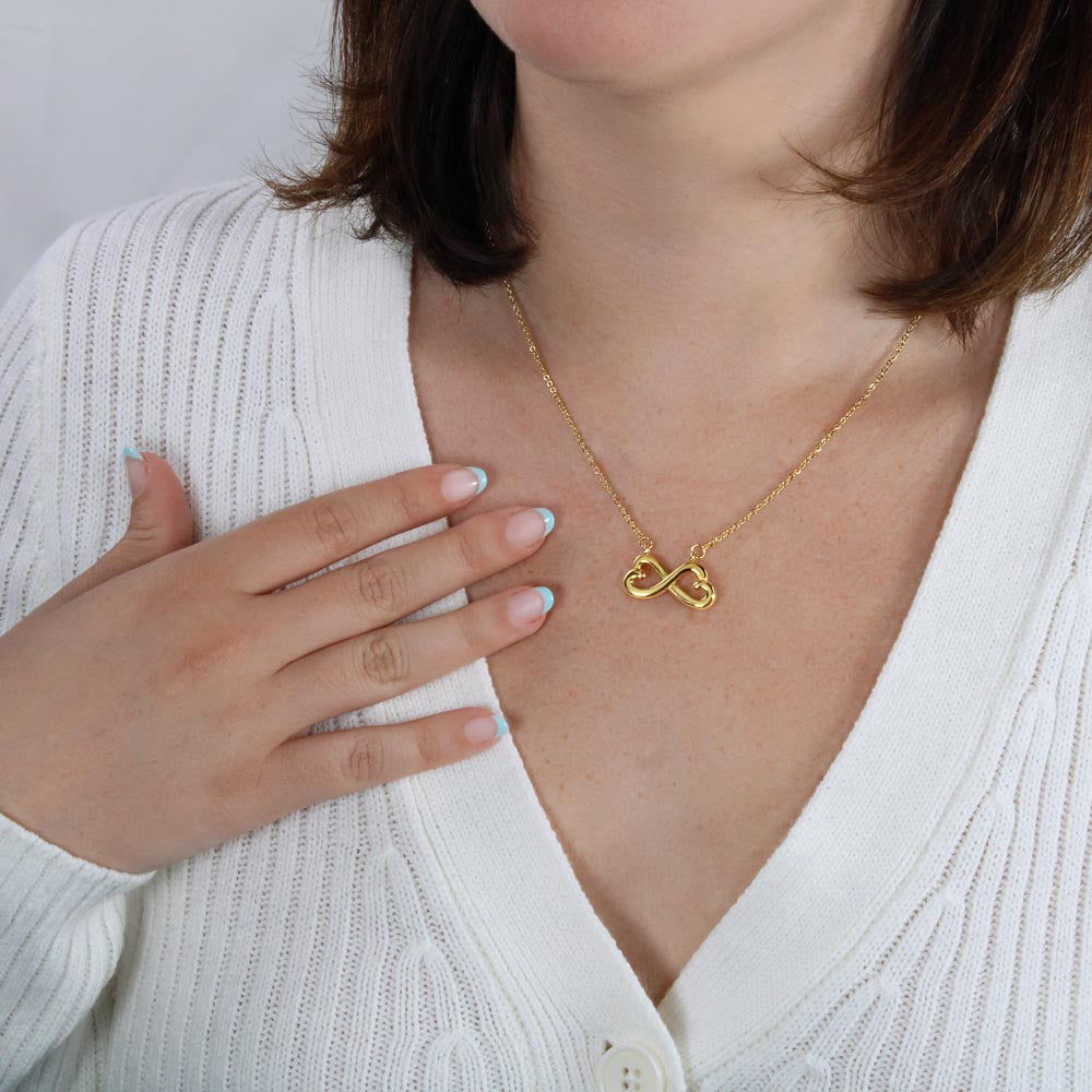 "My Best Friend" - Looped Hearts Necklace ShineOn Fulfillment