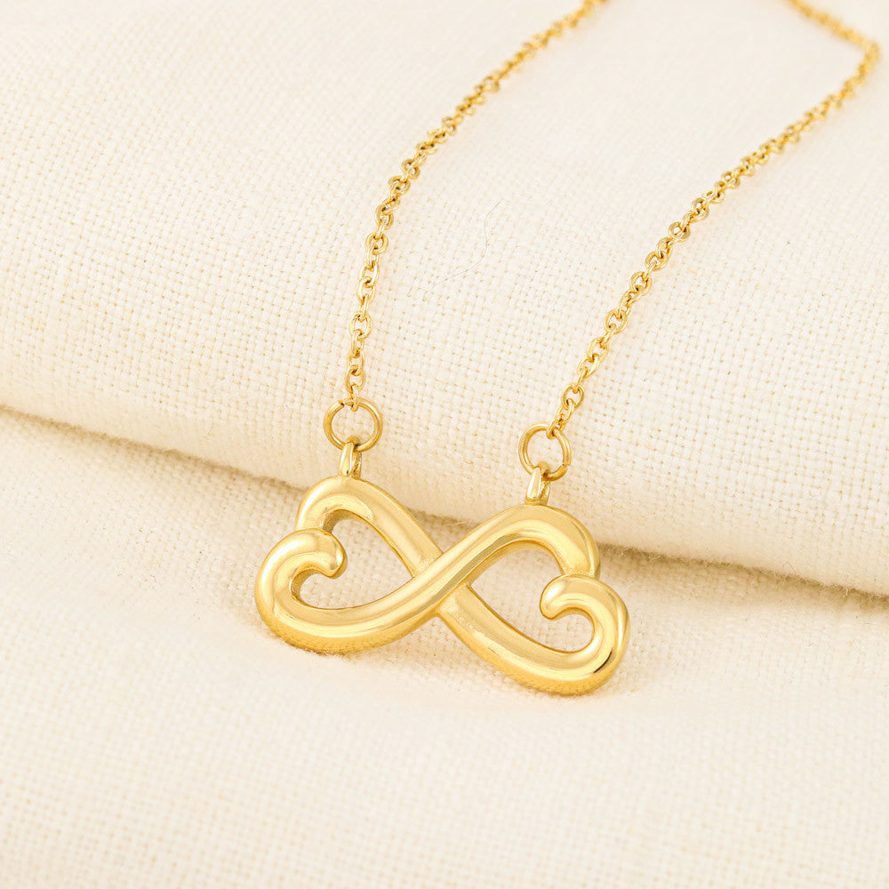 "My Best Friend" - Looped Hearts Necklace ShineOn Fulfillment