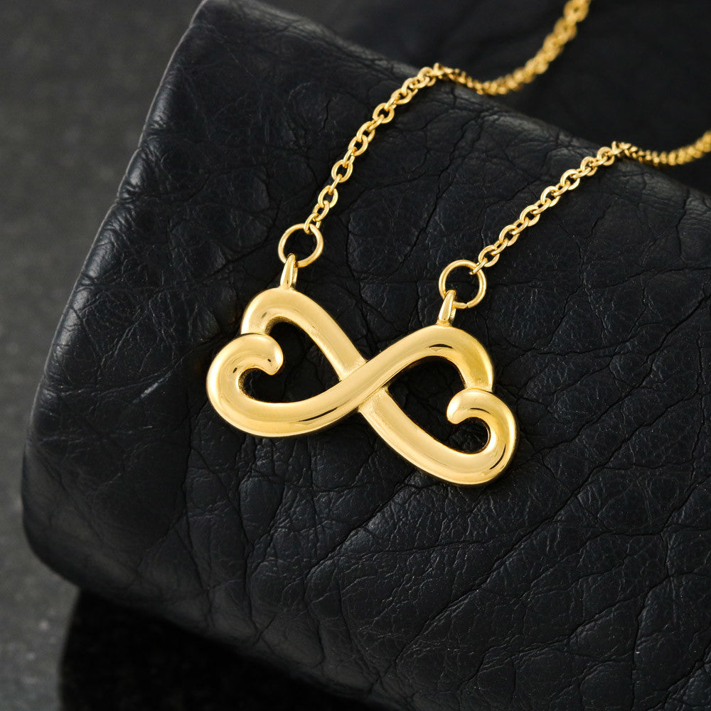 "My Best Friend" - Looped Hearts Necklace ShineOn Fulfillment
