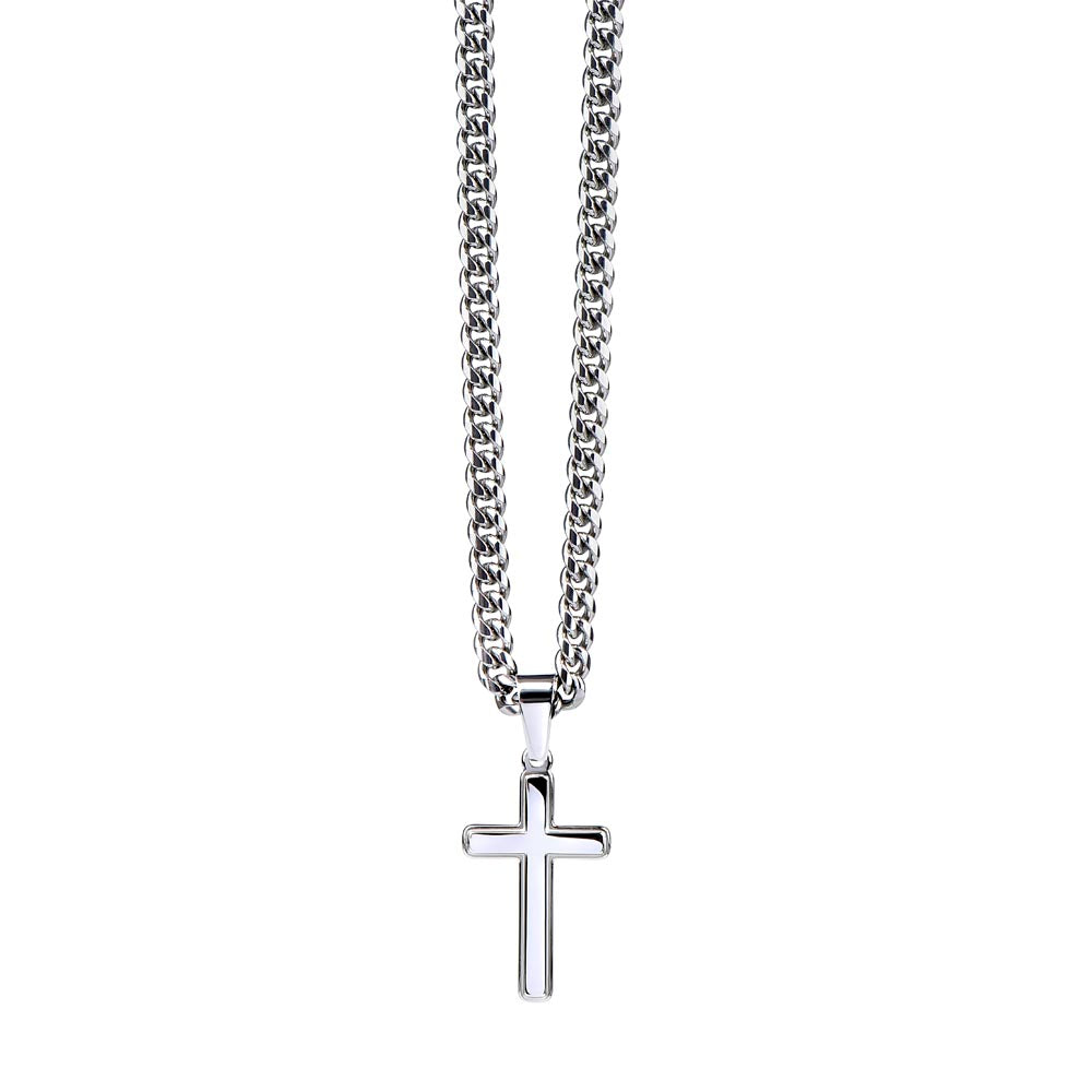 Spiritual Motivation- Cross Cuban Link Chain ShineOn Fulfillment