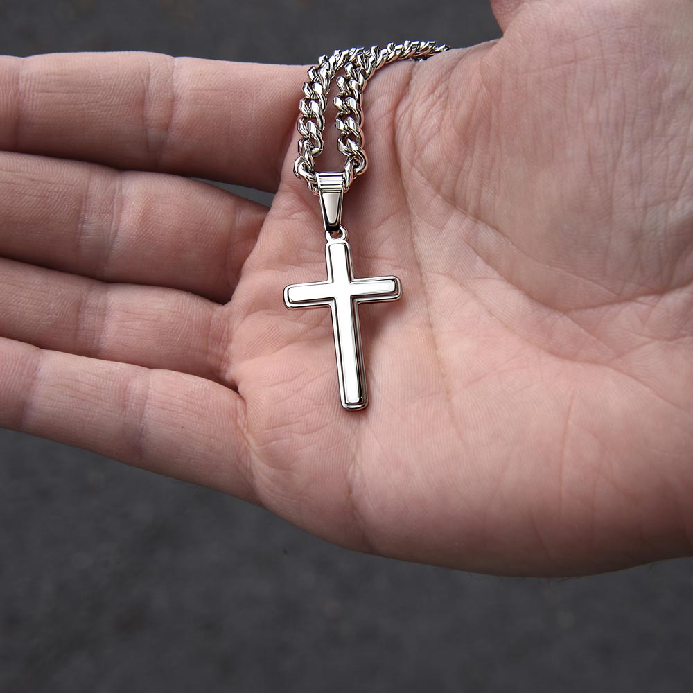 Spiritual Motivation - Cross Cuban Link Chain ShineOn Fulfillment