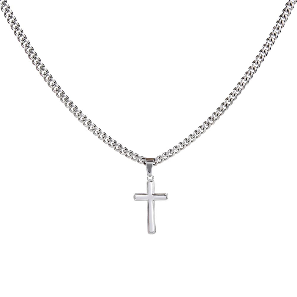 To My Amazing Dad - Custom Cross Cuban Link Chain ShineOn Fulfillment
