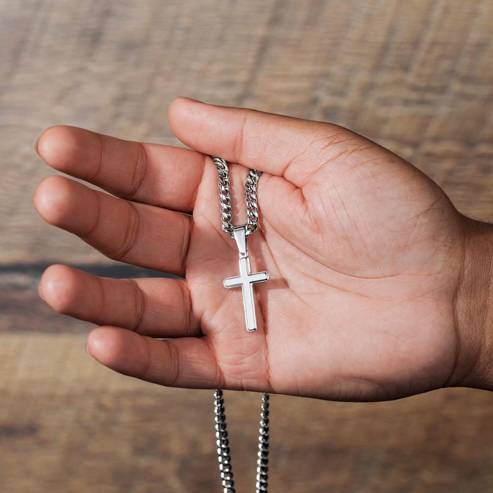To My Amazing Son - Custom Cross Cuban Link Chain ShineOn Fulfillment